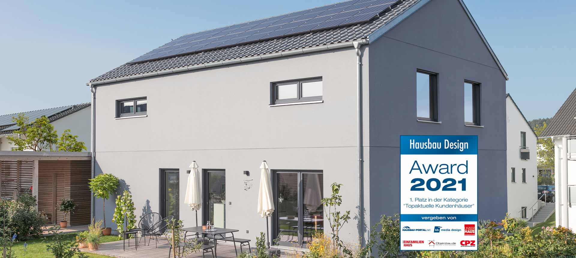 Hausbau Design Award 2021 Modernes Einfamilienhaus