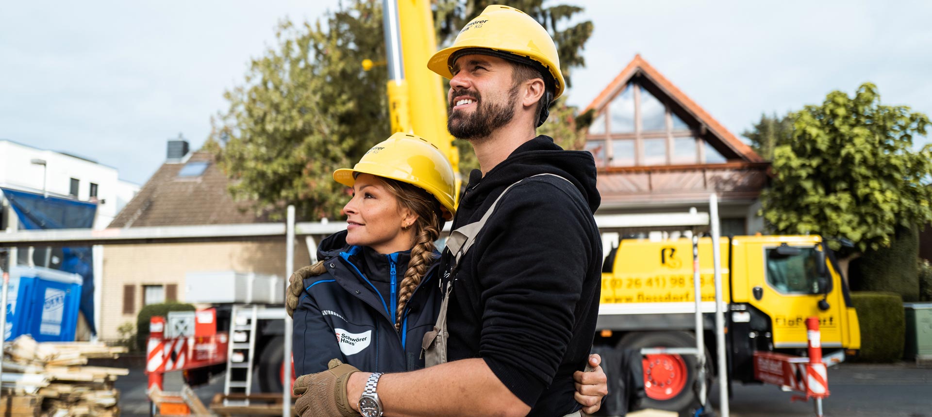 Jana und Thore Schölermann bauen ihr Traumhaus Hausmontage bei Jana und Thore Schölermann
