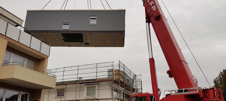 FlyingSpace Aufstockung auf ein Mehrfamilienhaus