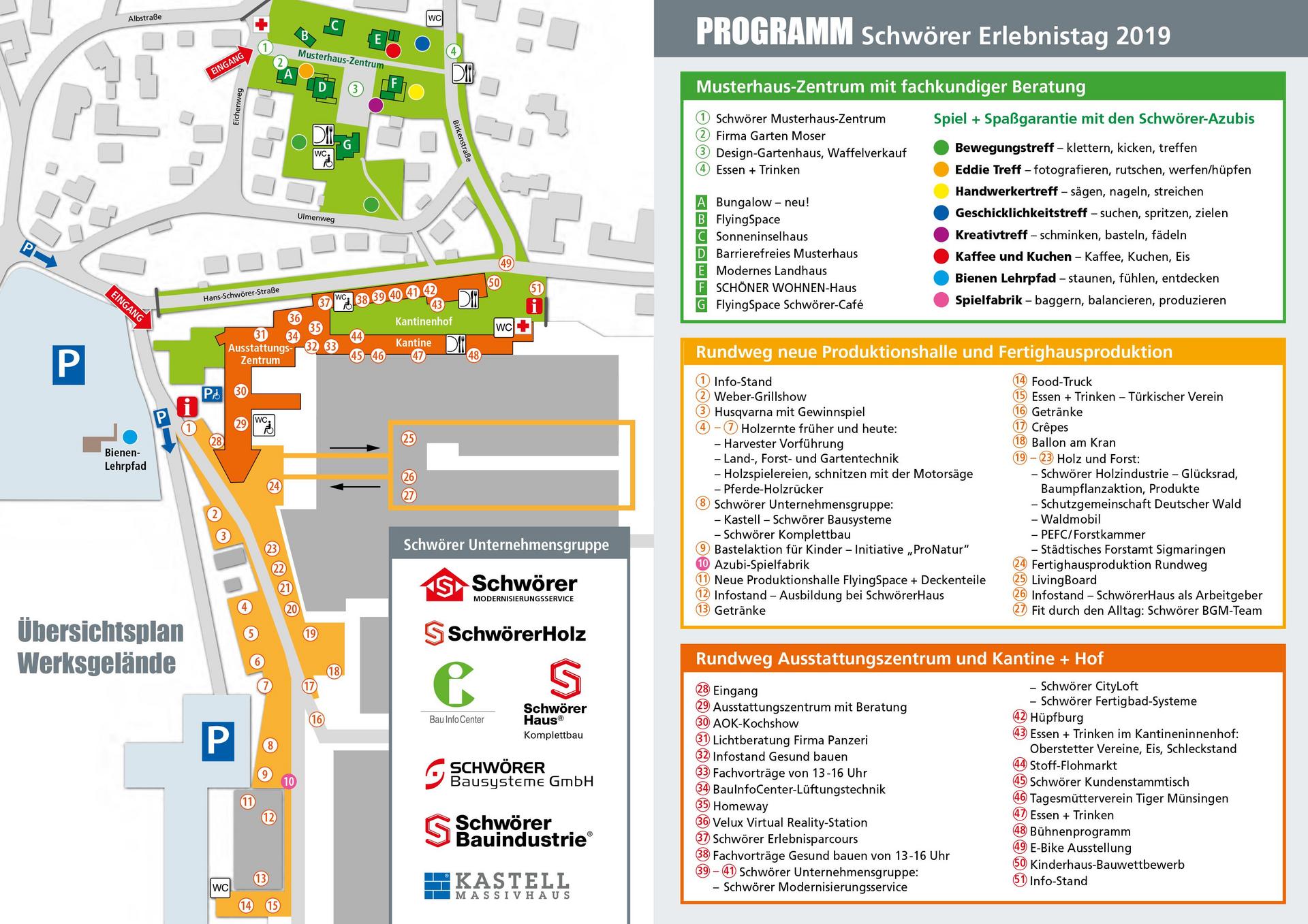 Programm Schwörer Erlebnistag Programm Schwörer Erlebnistag