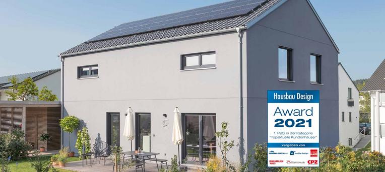 Hausbau Design Award 2021 Modernes Einfamilienhaus