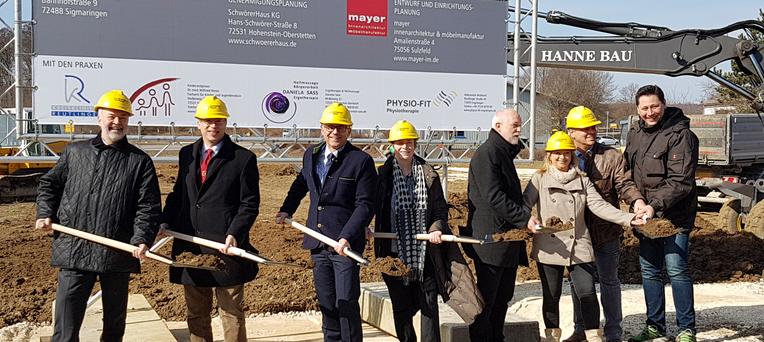 Spatenstich Gesundheitszentrum Schwäbische Alb Spatenstich Gesundheitszentrum Schwäbische Alb
