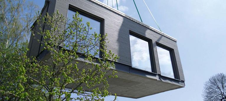 FlyingSpace-Hotel Hotel aus Minihäusern von SchwörerHaus