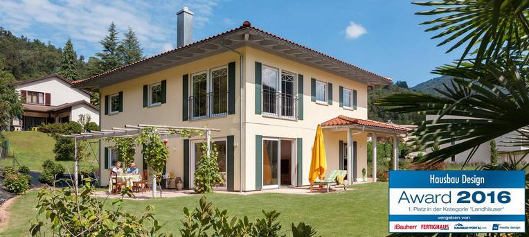 Hausbau Design Award 2016 - 1. Platz in der Kategorie Landhäuser 