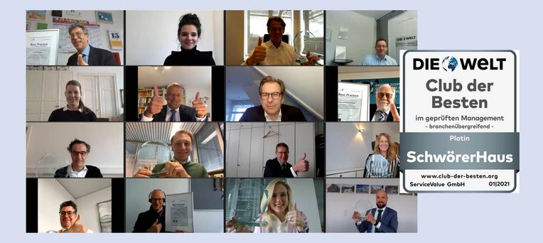 Preisverleihung Club der Besten 2021 Preisverleihung Club der Besten 2021