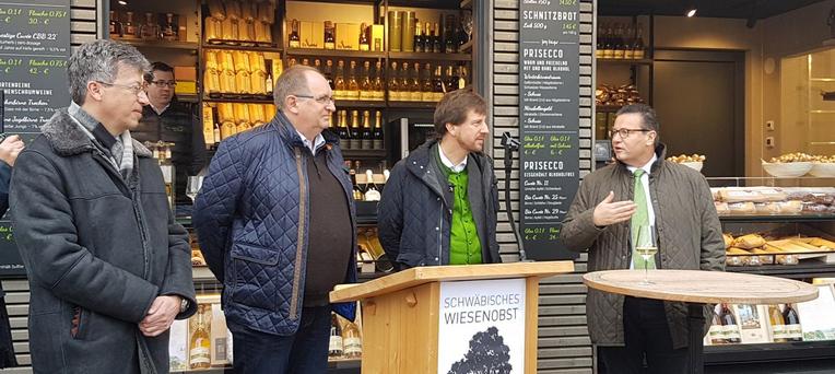 Eröffnung Aromatresor der Genuss-Tüftler Eröffnung Aromatresor mit Minister Peter Hauk