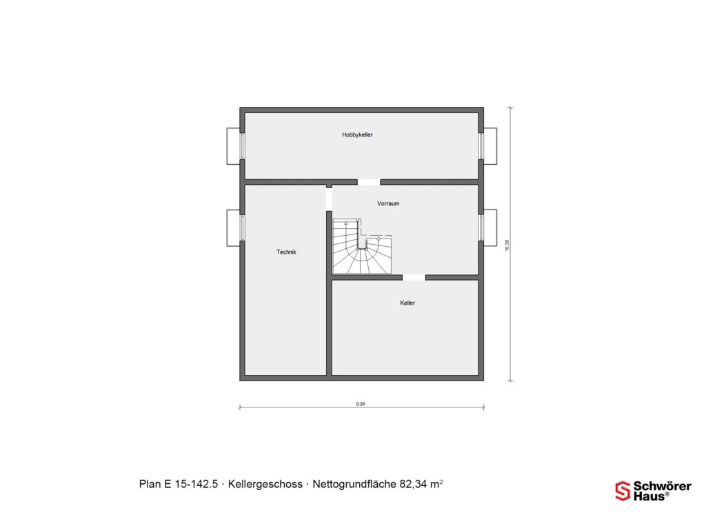 Country Fertighaus Grundriss Kellergeschoss