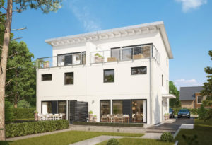 Doppelhaus mit Dachterrasse