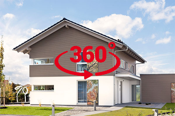 360 Grad Button Musterhaus Günzburg