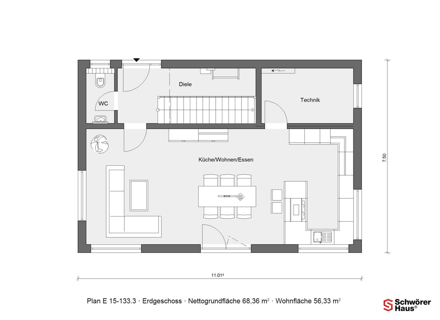 Haus Schmal Grundriss
