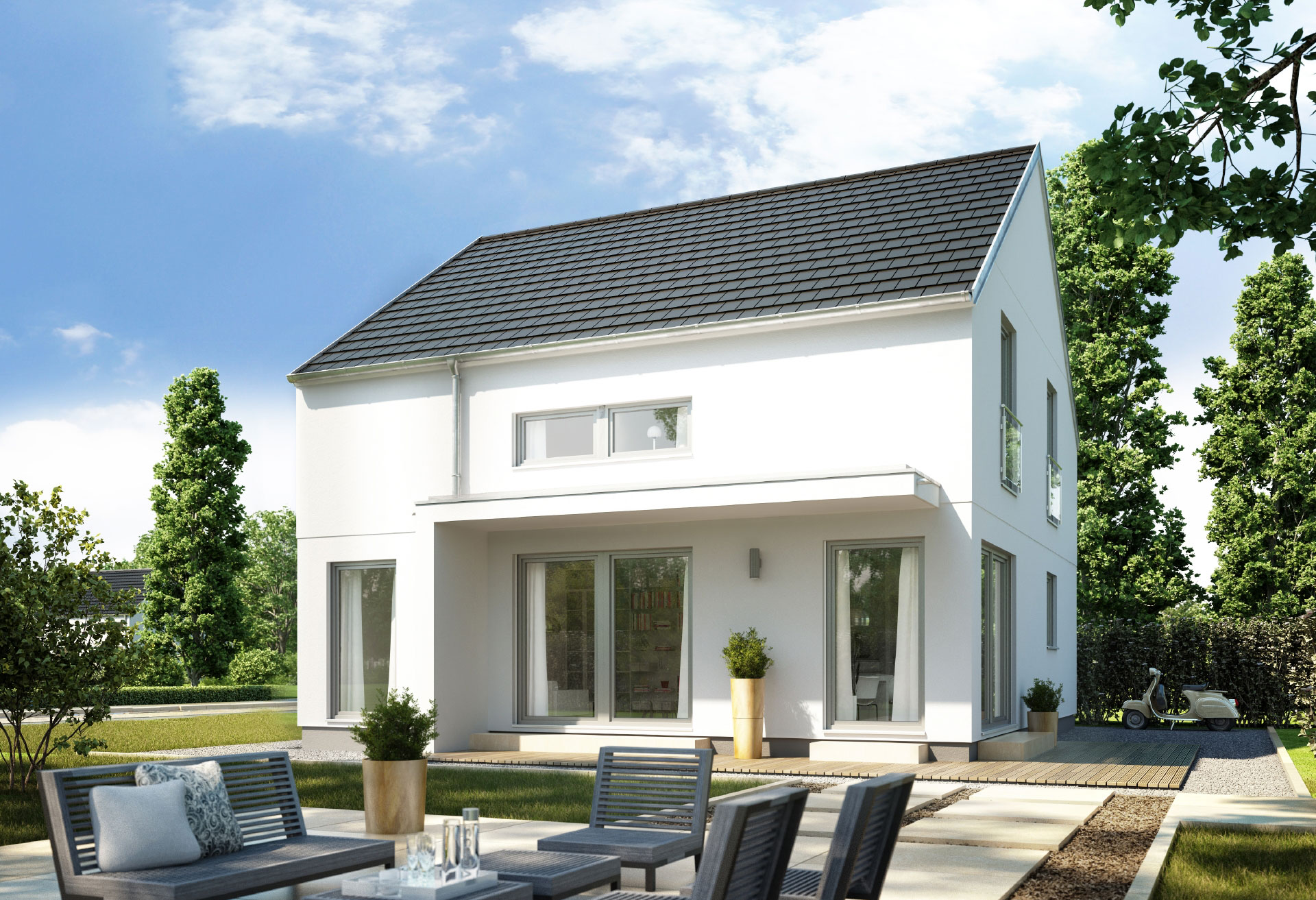 Haus-mit-Terrassenueberdachung