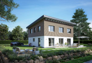 Pultdachhaus als Fertighaus
