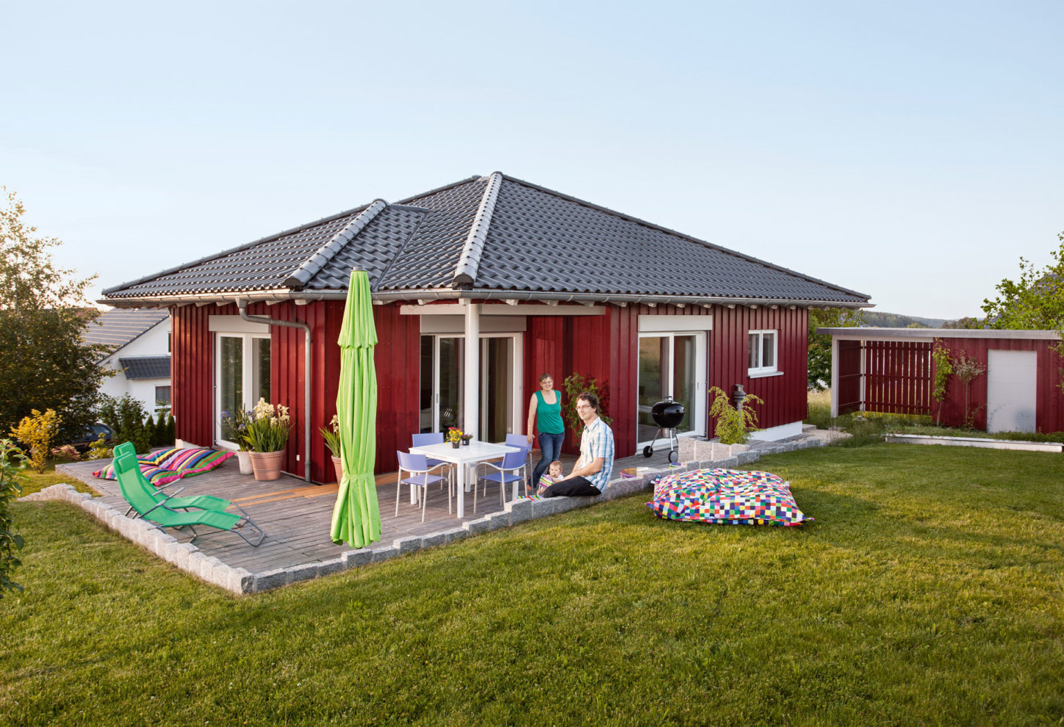 Schwedenhaus Bungalow Mit Veranda