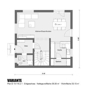 Aktionshaus Raumwunder: Grundriss