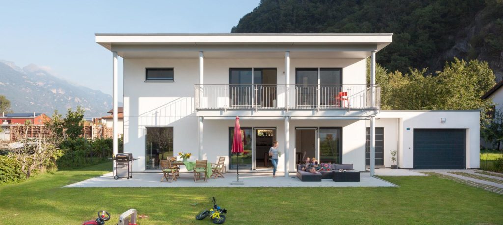 Einfamilienhaus mit moderner Architektur