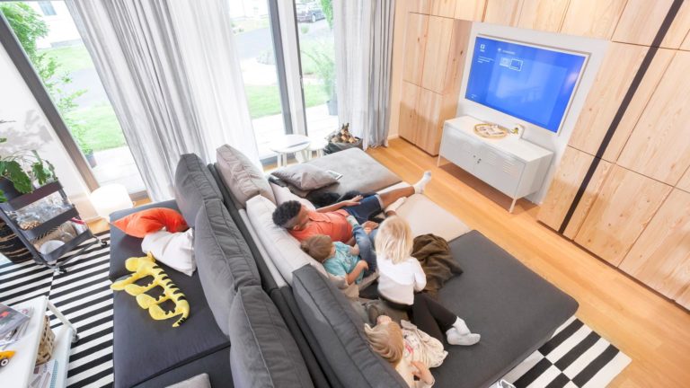Doppelsofa für die ganze Familie