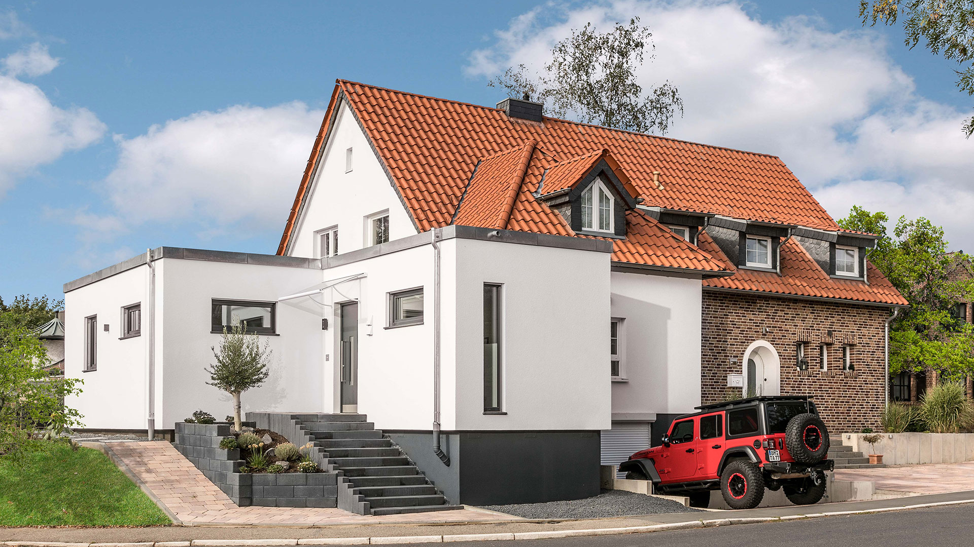 Anbauhaus Modul Anbau an bestehendes Haus