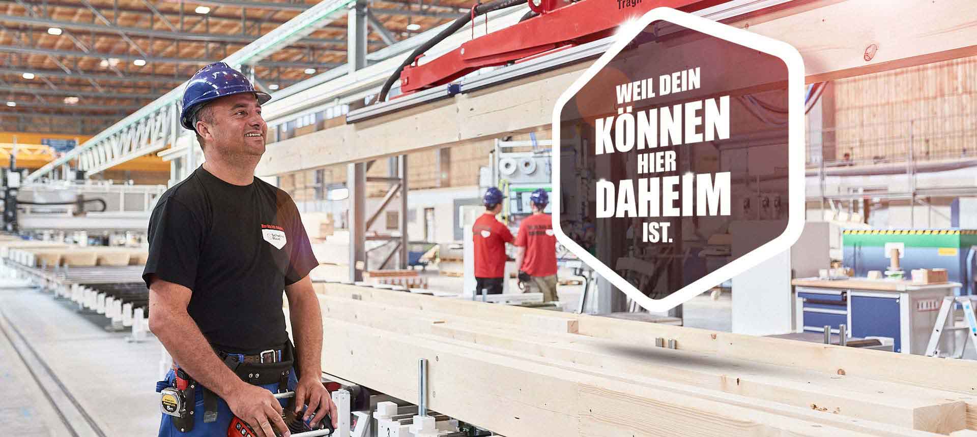 Arbeiten Produktion bei SchwörerHaus