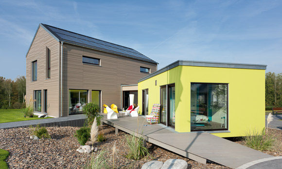 Haus mit Photovoltaik