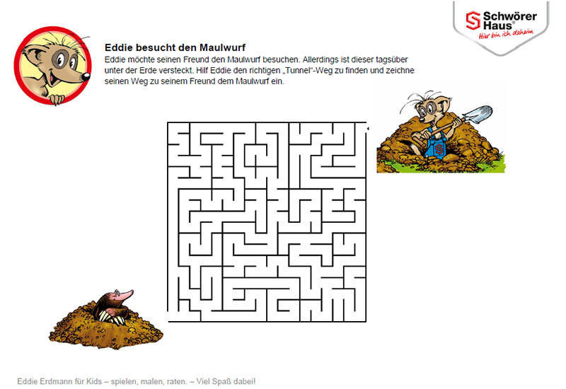 Eddie-Rätsel-Labyrinth
