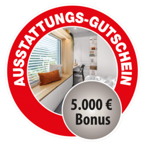 Schwörer-Ausstattungsgutschein im Wert von 5.000€ bei Vertragsabschluss bis 31.08.2026
