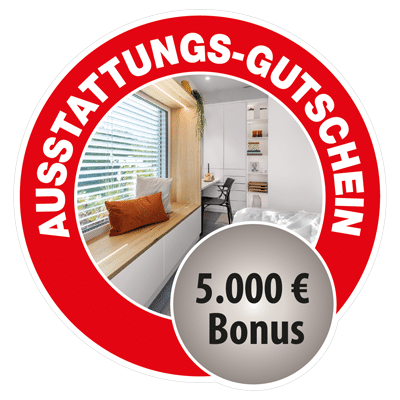 Schwörer-Ausstattungsgutschein im Wert von 5.000€ bei Vertragsabschluss bis 31.08.2026