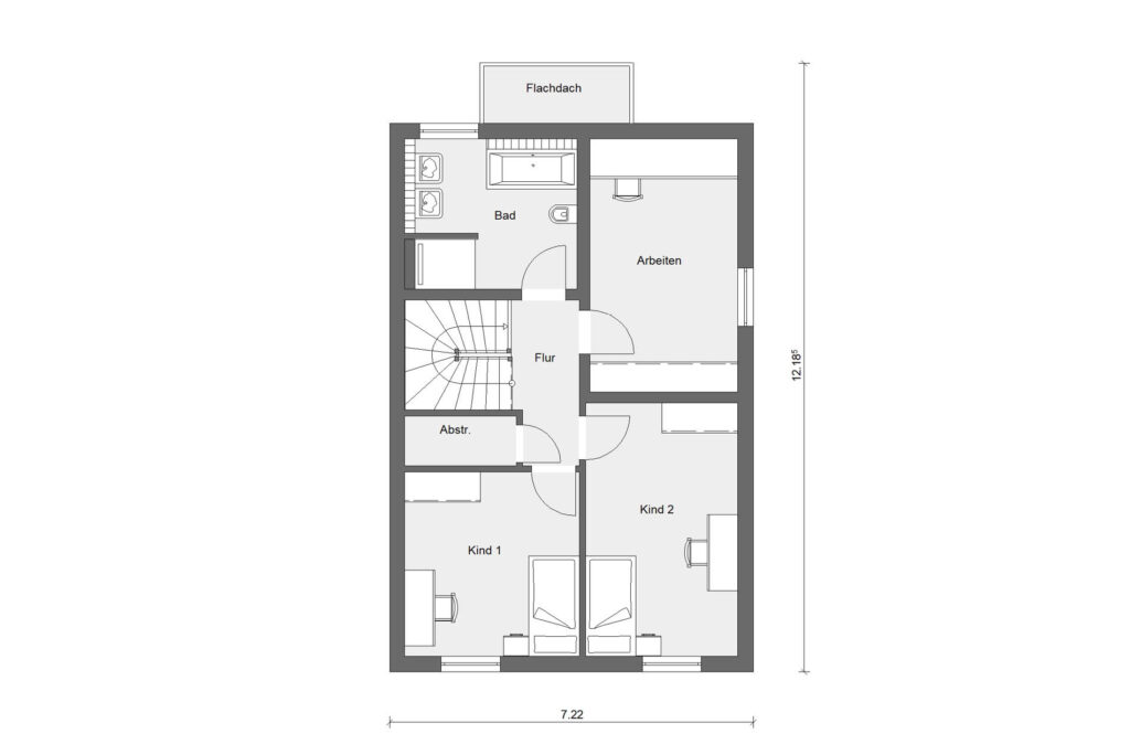 Grundriss-Obergeschoss-Doppelhaus