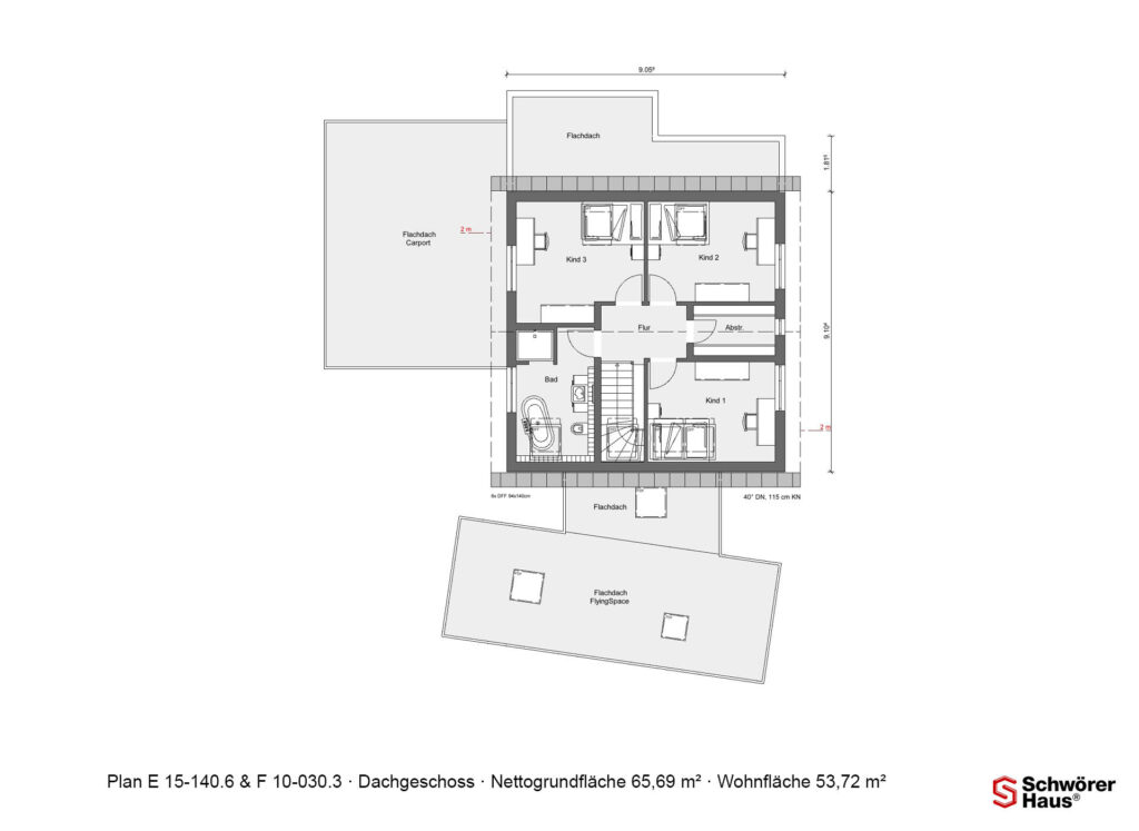 Grundriss Dachgeschoss