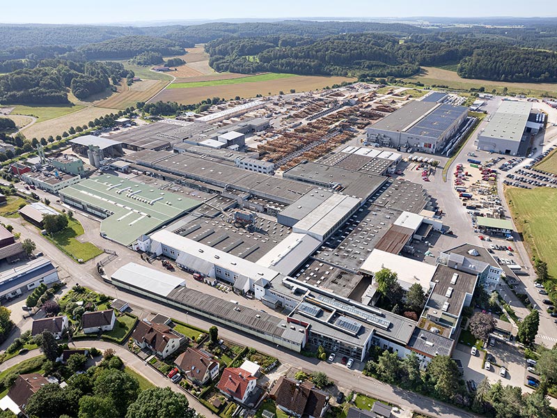 Schwörer-Werk als Luftbild