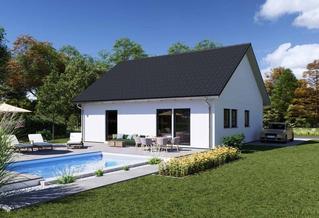 Aktionsbungalow mit Satteldach von SchwörerHaus