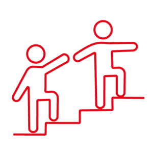 Icon Betreuung und Unterstützung