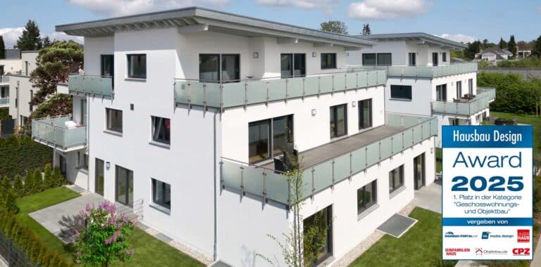 Mehrfamilienhäuser in München gewinnen Kategorie Objektbau beim Hausbau Design Award 2025