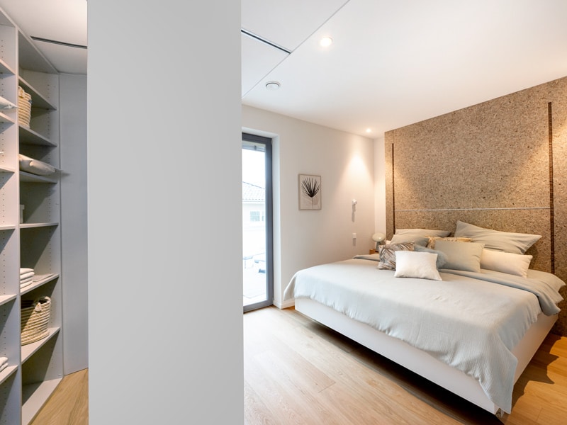 Schlafzimmer im Galileo-Haus der Zukunft