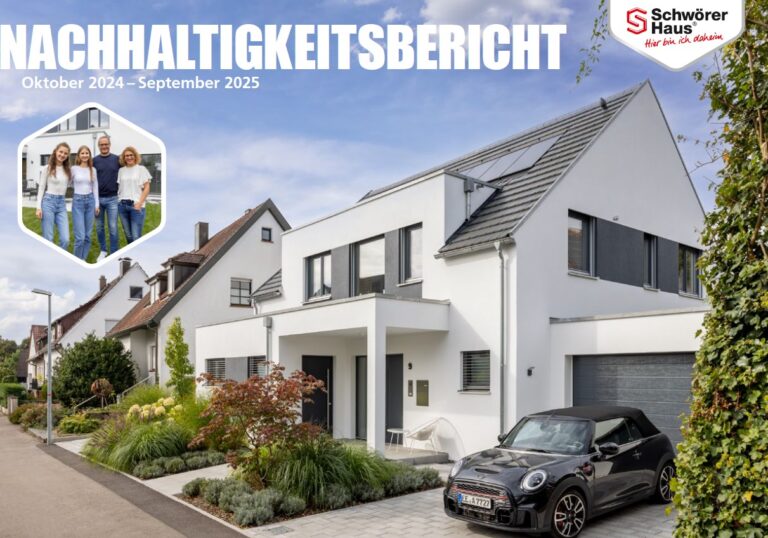 Titelbild Nachhaltigkeitsbericht 2025 von SchwörerHaus