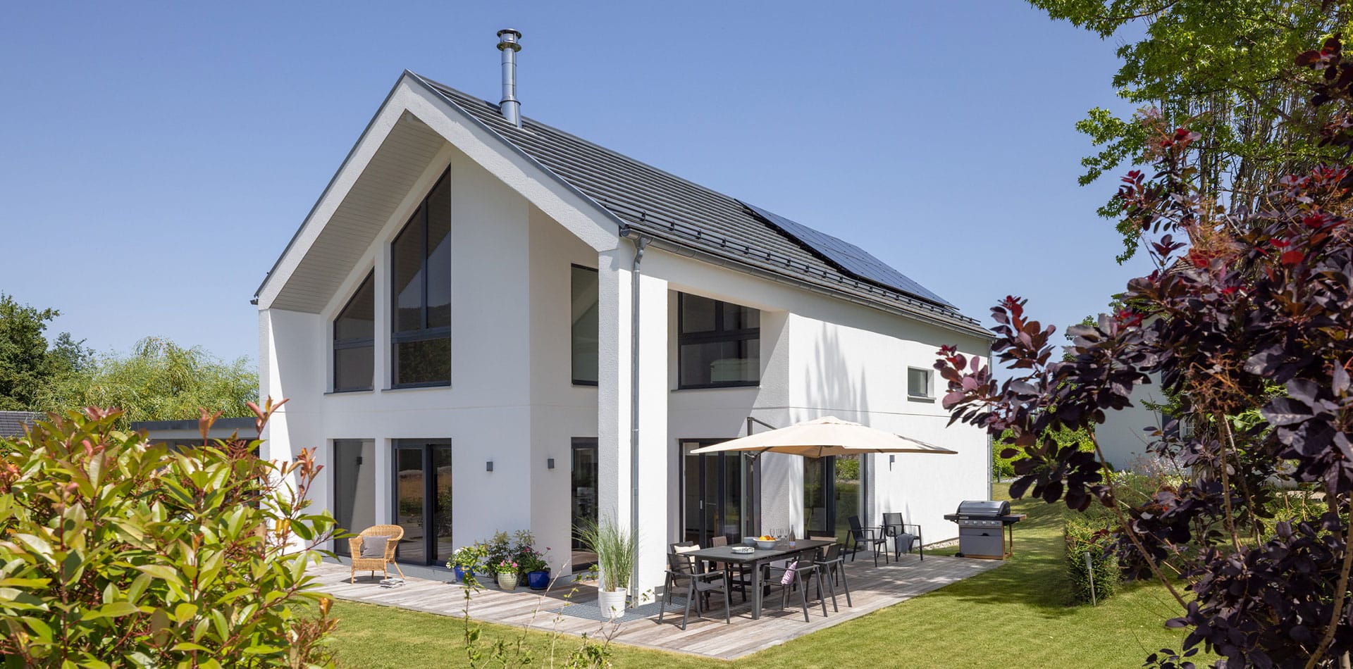 Architektenhaus Kundenhaus Satteldach