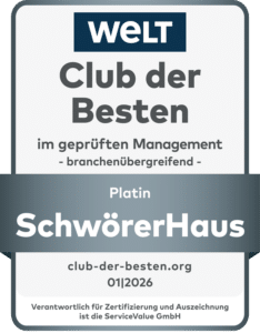 SchwörerHaus schafft es auch 2026 wieder den Club der Besten