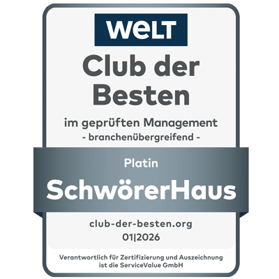 SchwörerHaus erreicht auch 2026 wieder den Club der Besten