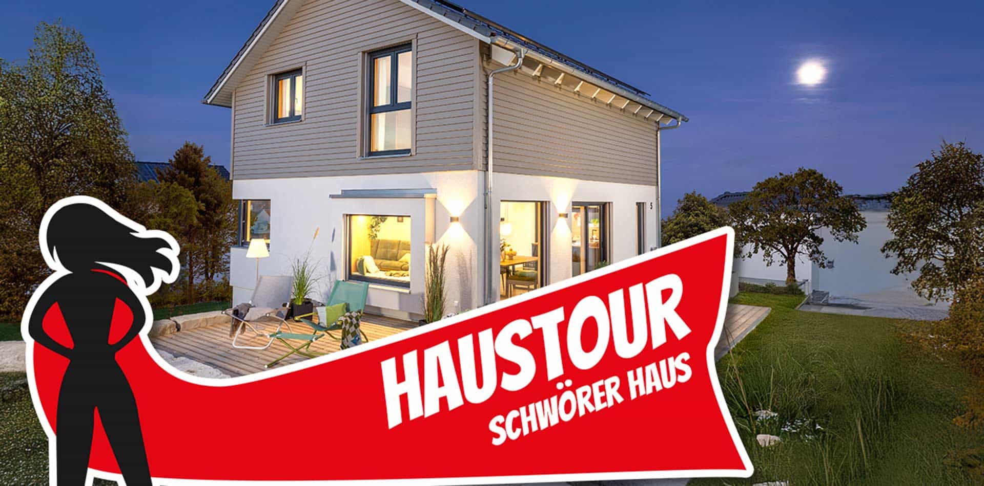 Die Hausbauhelden zu Besuch im Schwörer-Haus von Familie Heigl/Scheerer