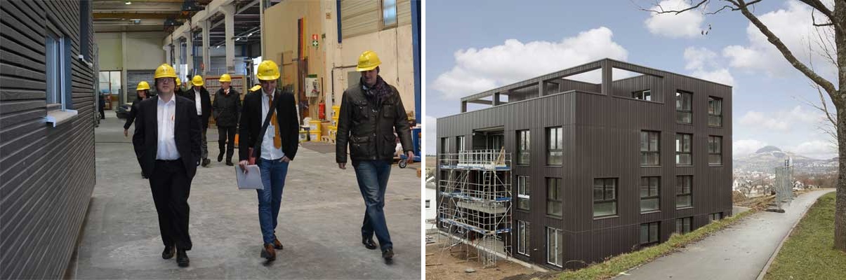 Bundesverband Deutscher Fertigbau besucht bei Pressereise SchwörerHaus