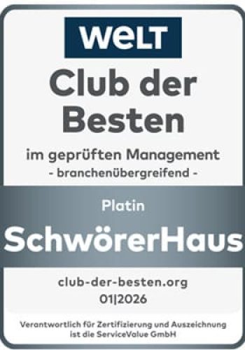 SchwörerHaus erreicht auch 2026 wieder den Club der Besten