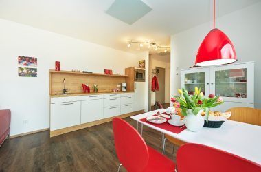 Tiny House Ferienhaus Wohnbereich