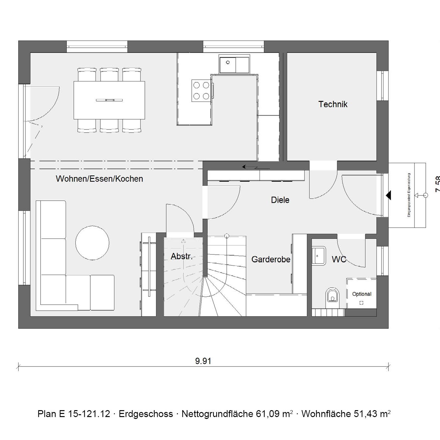 Grundriss Raumwunder 5 Erdgeschoss