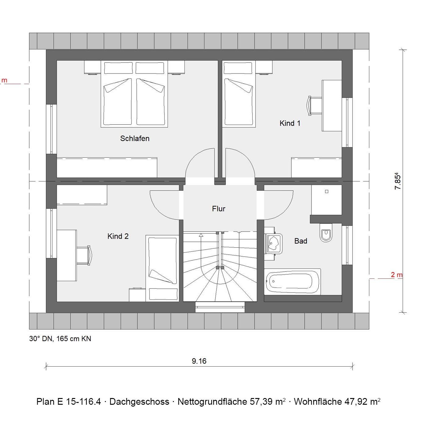 Grundriss Raumwunder 6 Dachgeschoss