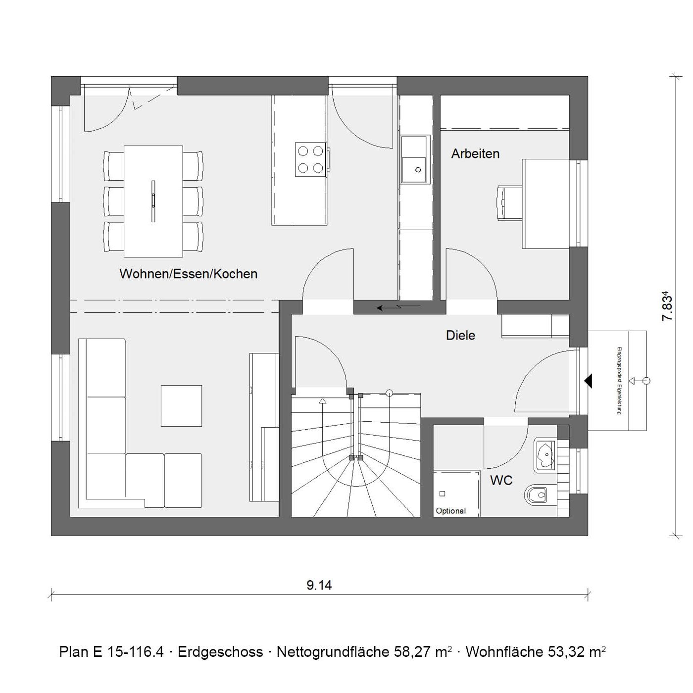 Grundriss Raumwunder 6 Erdgeschoss