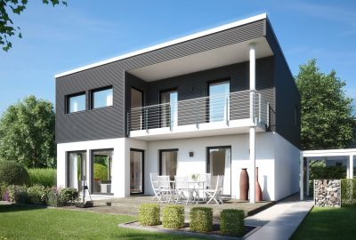 Kubus-Haus als Fertighaus