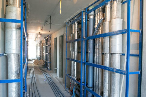 Schwörer-Bausystem Installationsschächte